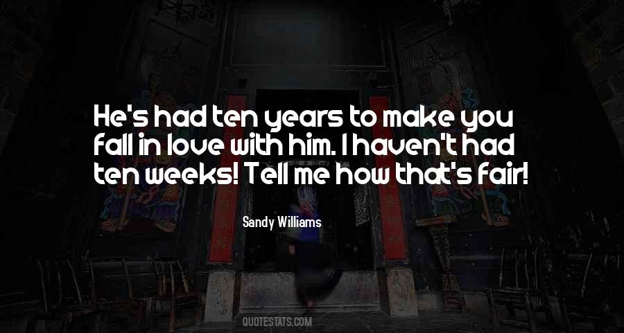 Sandy Williams Quotes #1485279