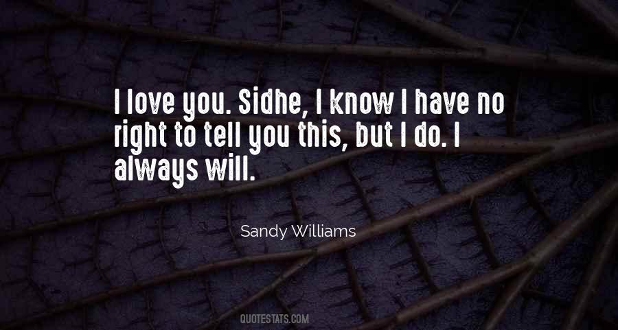 Sandy Williams Quotes #787919