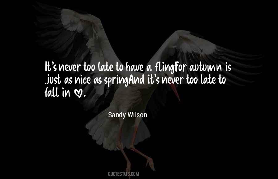 Sandy Wilson Quotes #1423442
