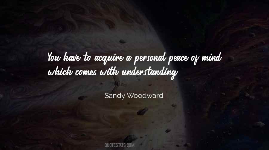 Sandy Woodward Quotes #366197