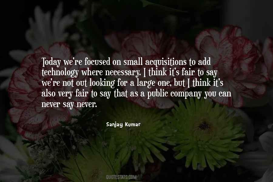 Sanjay Kumar Quotes #752682