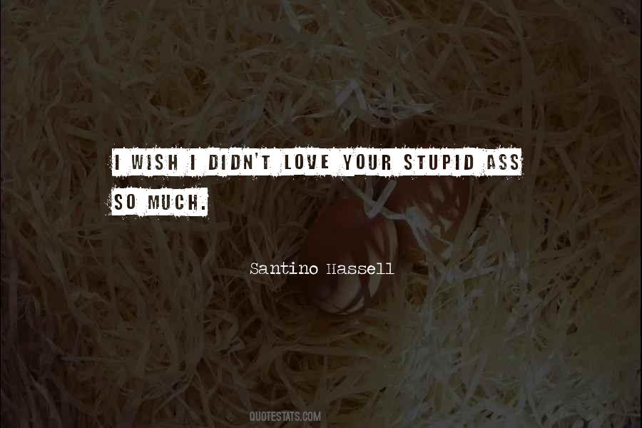 Santino Hassell Quotes #1050293