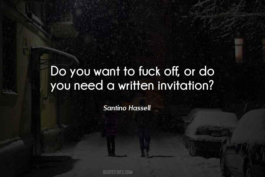 Santino Hassell Quotes #1405261