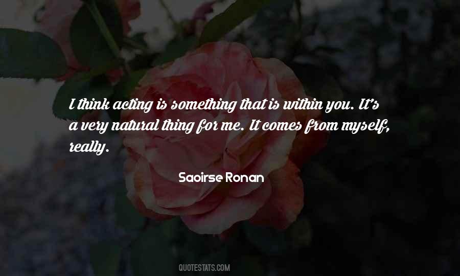 Saoirse Ronan Quotes #1414430