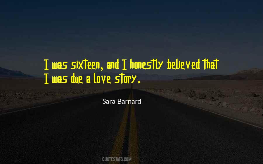 Sara Barnard Quotes #292411