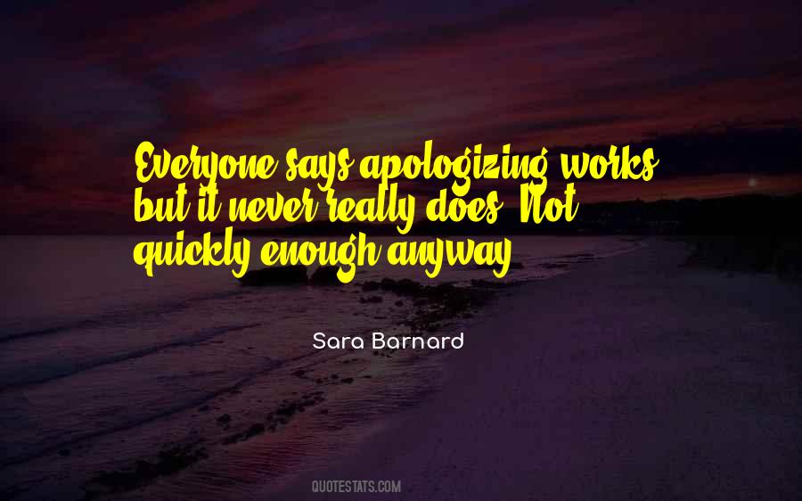 Sara Barnard Quotes #594967
