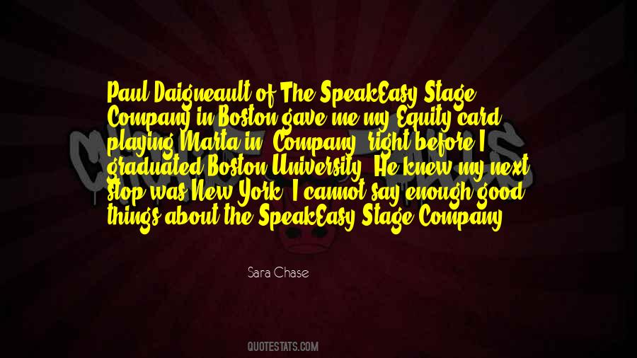 Sara Chase Quotes #1451667