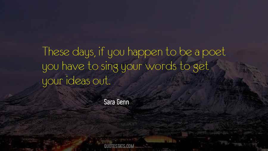 Sara Genn Quotes #69046