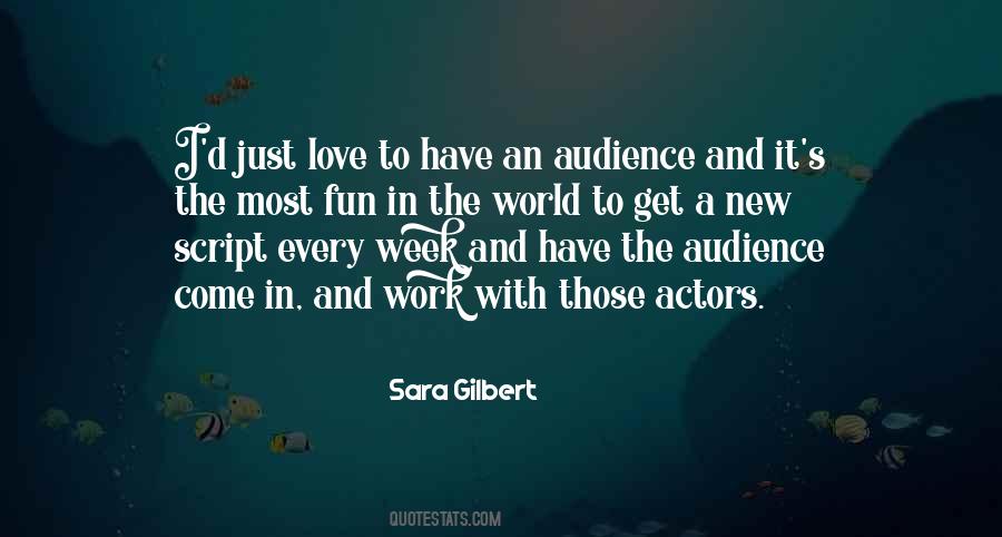 Sara Gilbert Quotes #814113