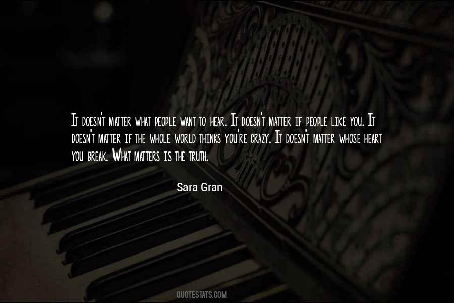 Sara Gran Quotes #57161