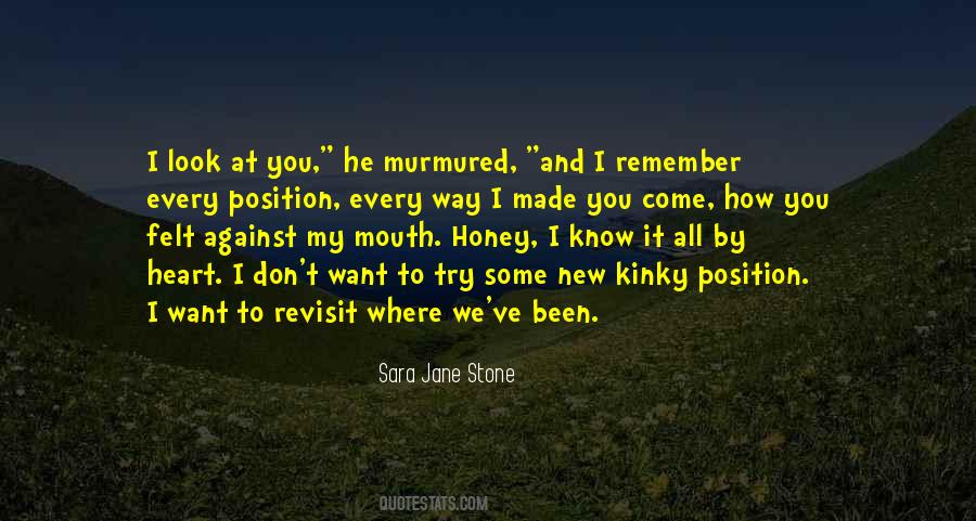 Sara Jane Stone Quotes #533902