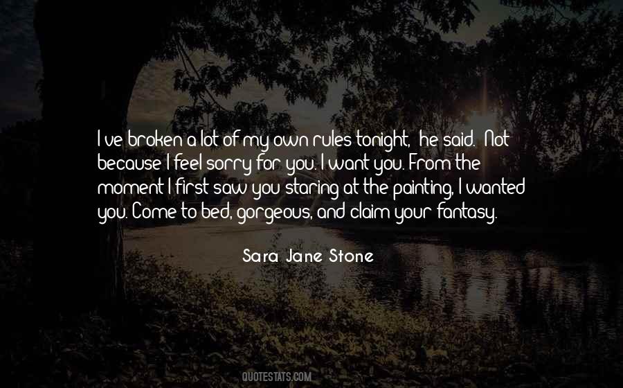 Sara Jane Stone Quotes #547911