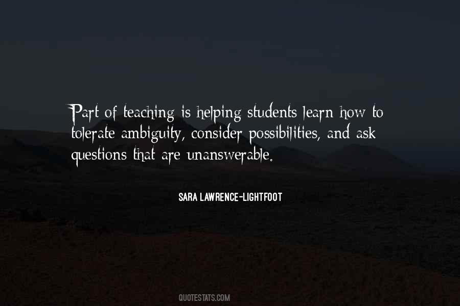 Sara Lawrence-Lightfoot Quotes #308972