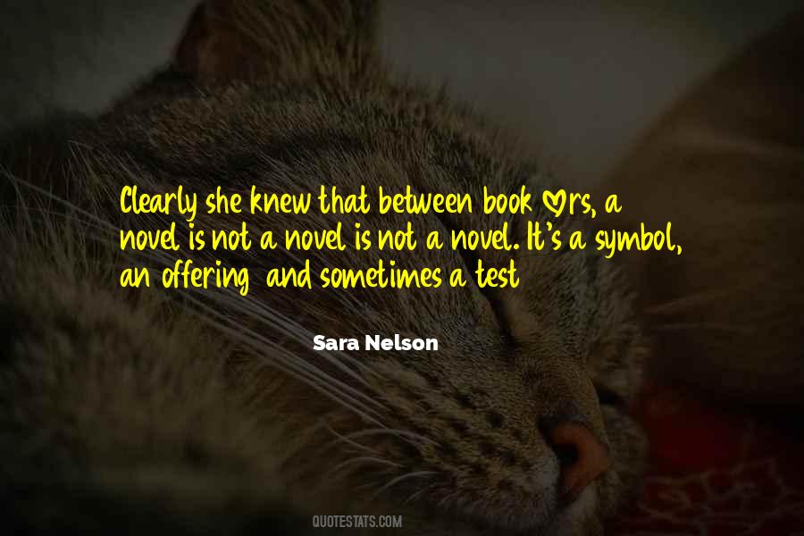 Sara Nelson Quotes #357141