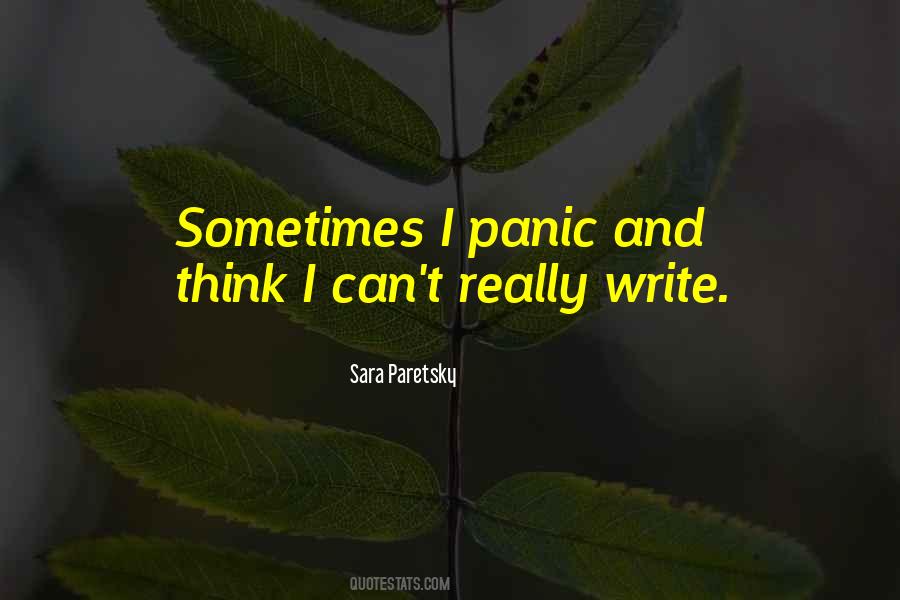 Sara Paretsky Quotes #161416