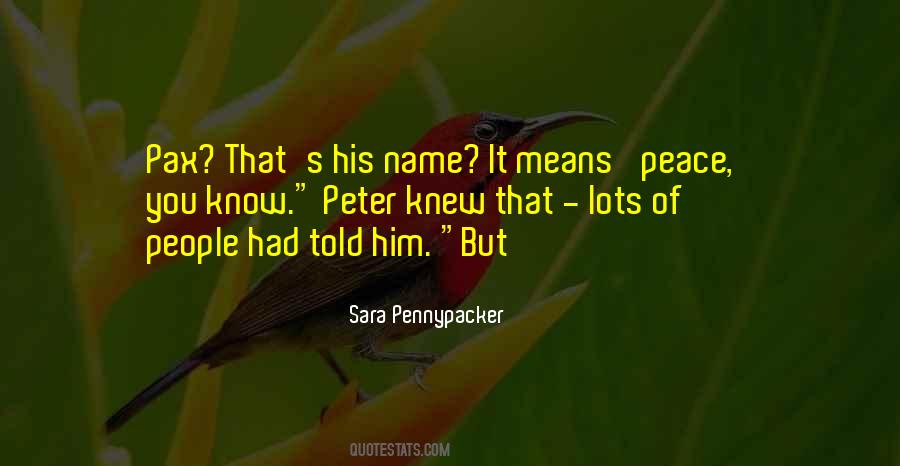 Sara Pennypacker Quotes #1471274