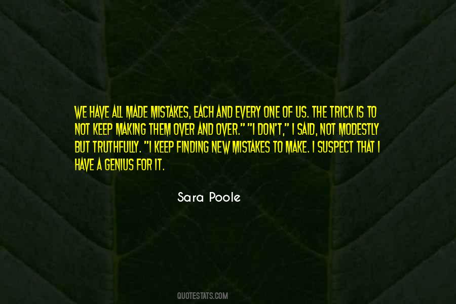 Sara Poole Quotes #496674