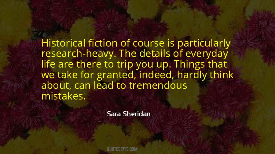 Sara Sheridan Quotes #1754984