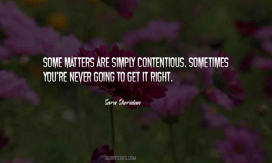 Sara Sheridan Quotes #823431