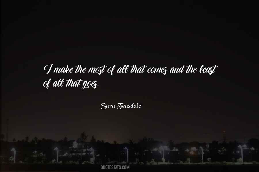 Sara Teasdale Quotes #1212122