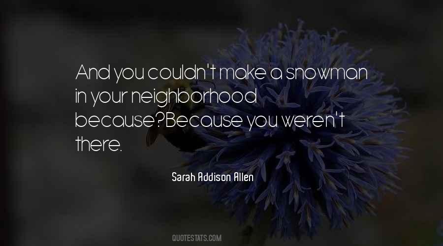 Sarah Addison Allen Quotes #423997