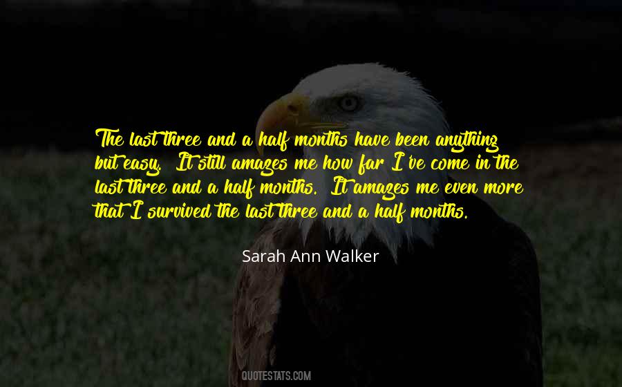 Sarah Ann Walker Quotes #389815