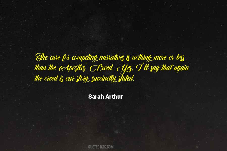 Sarah Arthur Quotes #1569385