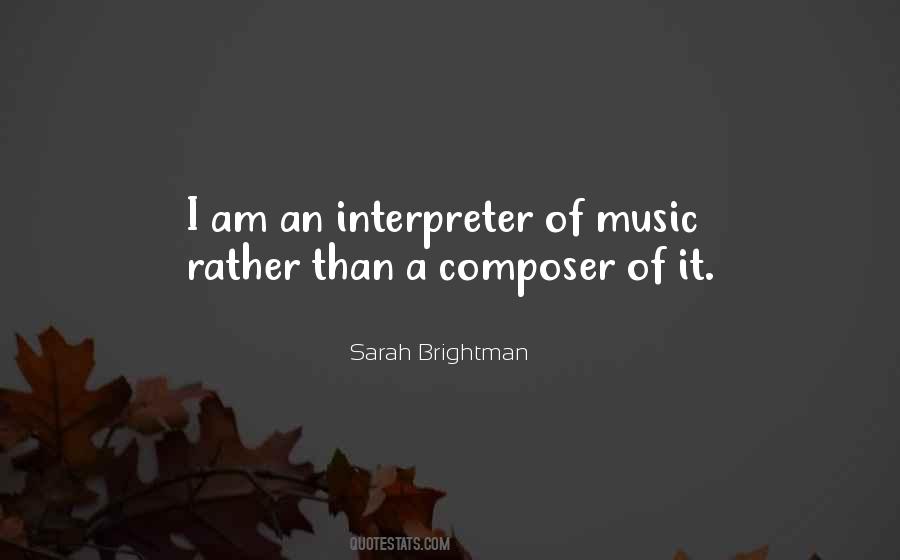 Sarah Brightman Quotes #138553