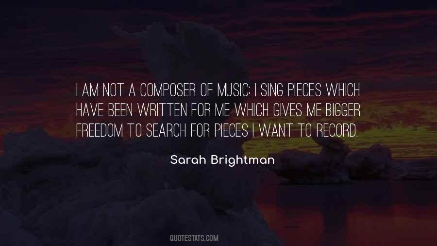 Sarah Brightman Quotes #42799