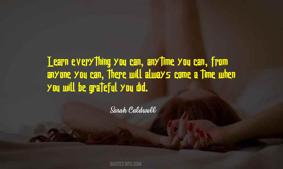 Sarah Caldwell Quotes #136277