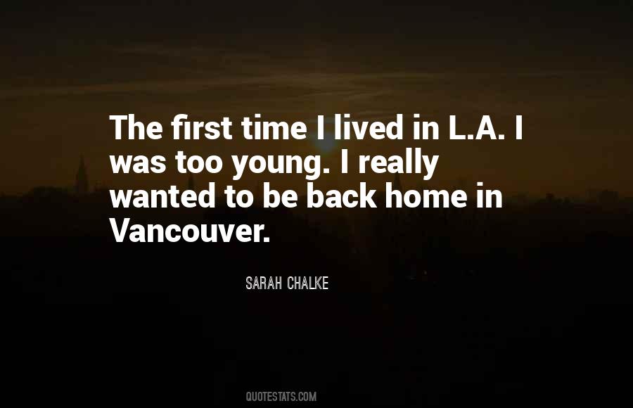 Sarah Chalke Quotes #1821404