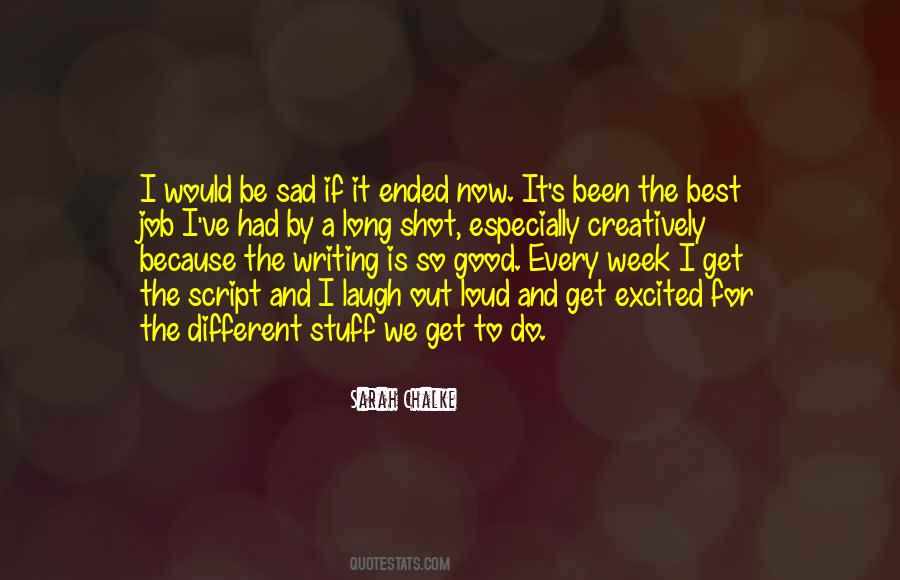 Sarah Chalke Quotes #901963