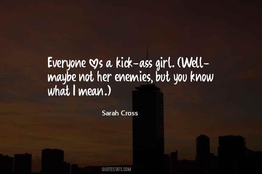 Sarah Cross Quotes #824672