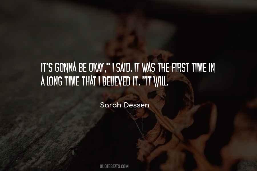 Sarah Dessen Quotes #64512