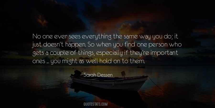 Sarah Dessen Quotes #653366