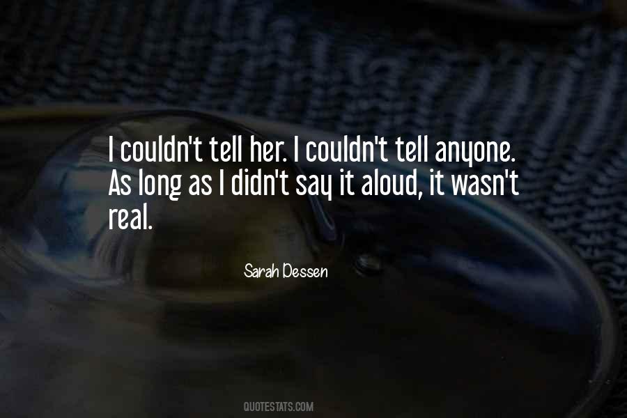 Sarah Dessen Quotes #667814