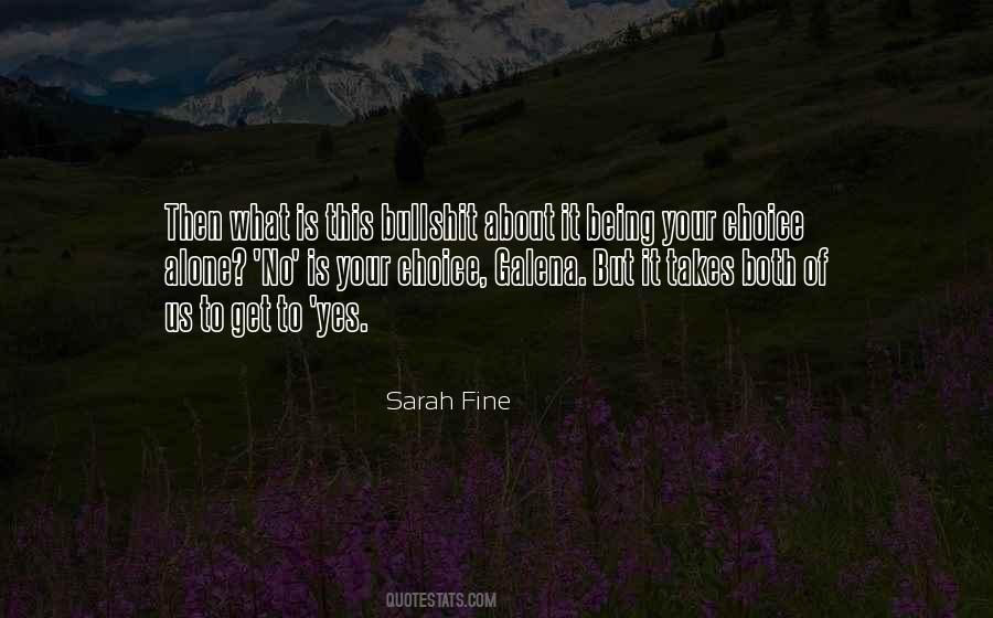 Sarah Fine Quotes #1462221