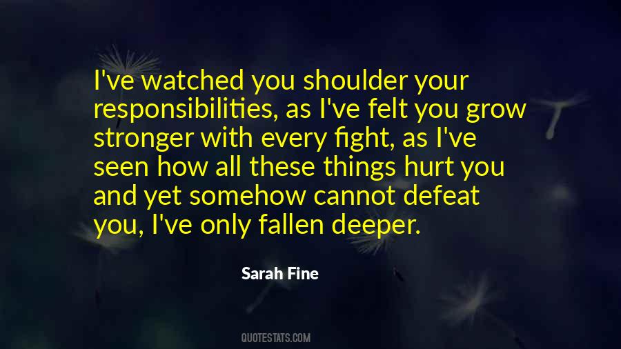 Sarah Fine Quotes #1625506