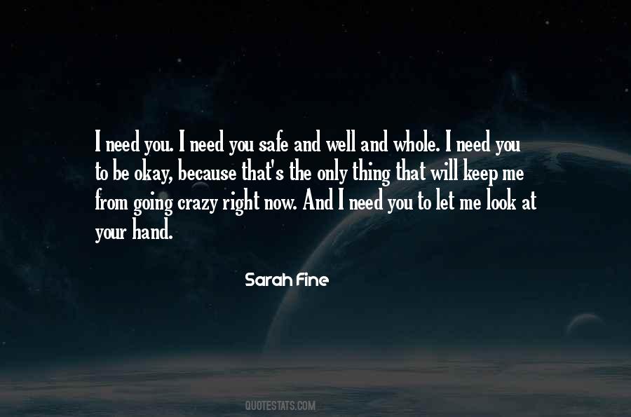 Sarah Fine Quotes #9949
