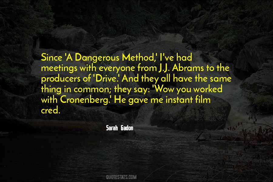 Sarah Gadon Quotes #730819