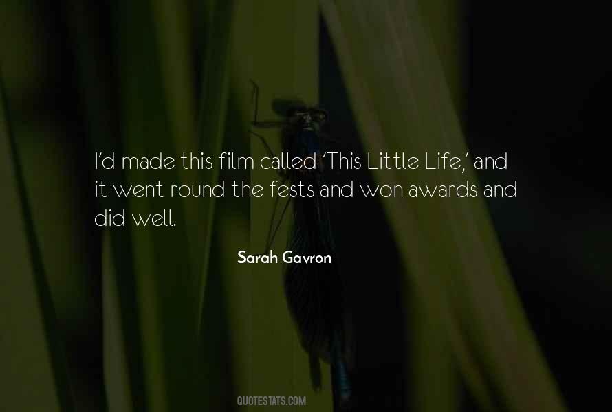 Sarah Gavron Quotes #615482