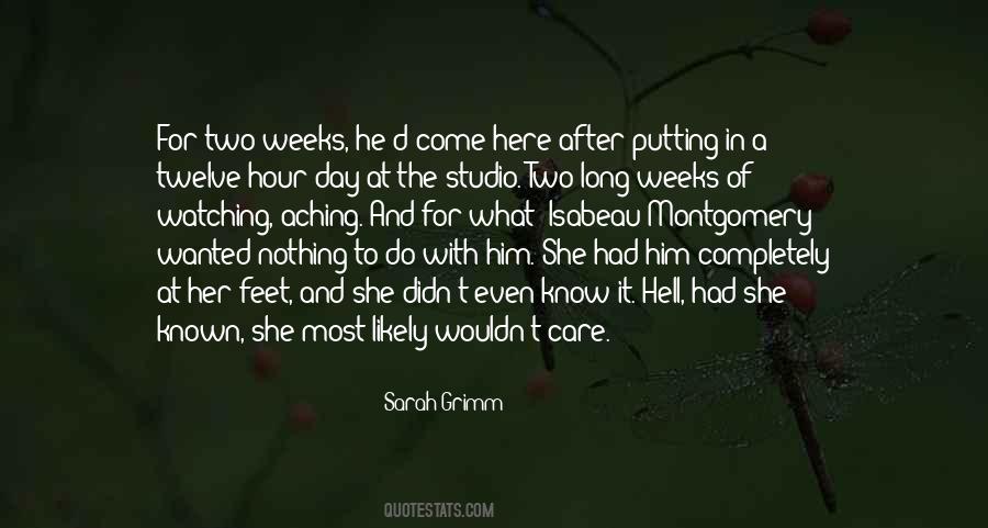 Sarah Grimm Quotes #1748531
