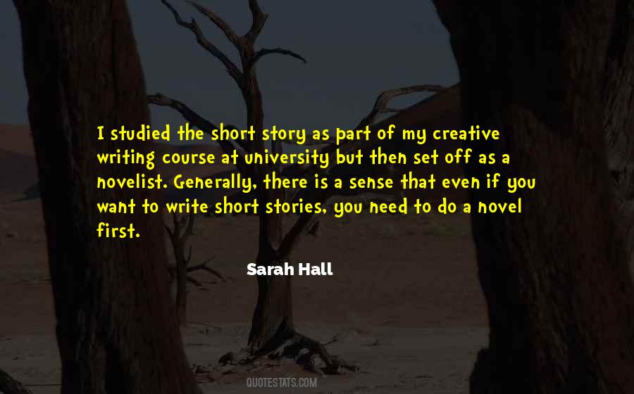 Sarah Hall Quotes #1218336