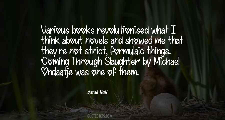Sarah Hall Quotes #127811