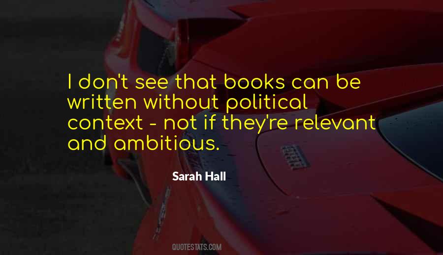 Sarah Hall Quotes #1580312