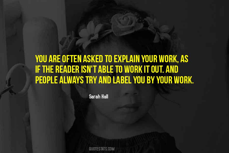 Sarah Hall Quotes #1816760