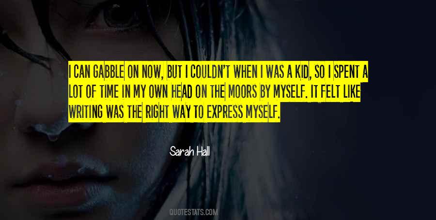 Sarah Hall Quotes #305882