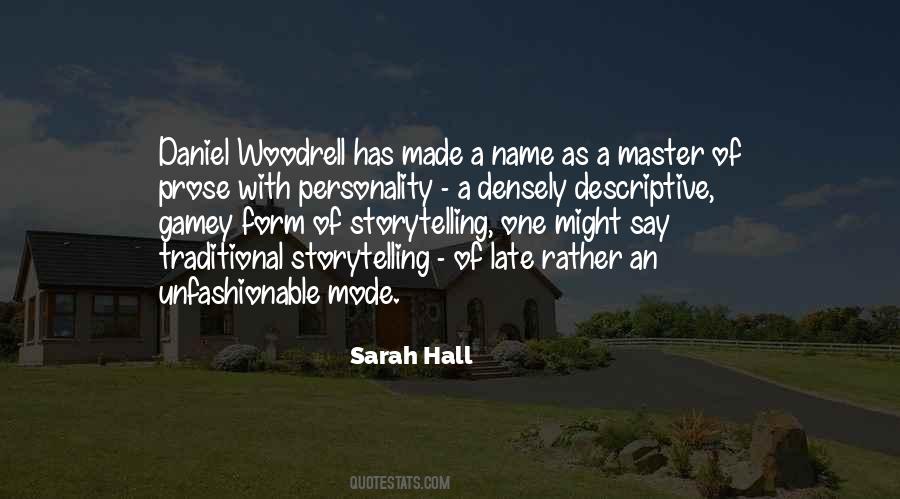 Sarah Hall Quotes #475849