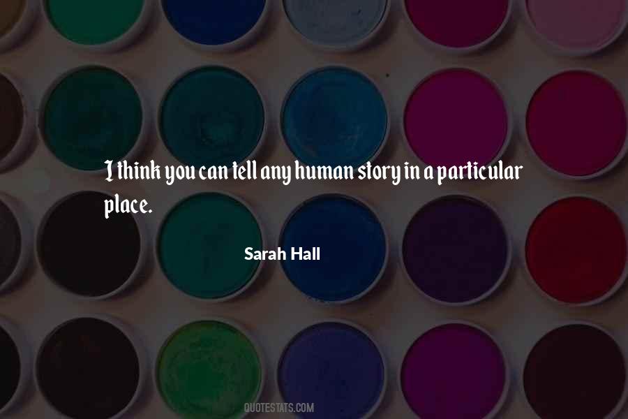 Sarah Hall Quotes #53147