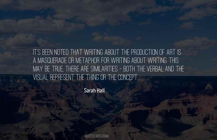 Sarah Hall Quotes #643397